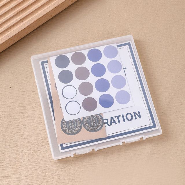 Slim Clear Plastic Storage Box  Ultra-Thin Transparent Organizer Case for Cards Stickers & Hardware  Eco-Friendly PP Material