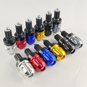 Qiangye Motorcycle Handlebar <b>Plugs</b> Aluminum Alloy 6mm <b>Universal</b> Decorative End Caps For Electric Bike Handlebars - Product Image 2