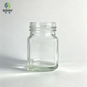 Vente en gros <span class=keywords><strong>de</strong></span> pots en verre carrés compacts vides <span class=keywords><strong>de</strong></span> 170 ml, récipients transparents <span class=keywords><strong>de</strong></span> qualité alimentaire pour les petits transformateurs et distributeurs <span class=keywords><strong>de</strong></span> produits alimentaires - Product Image 6