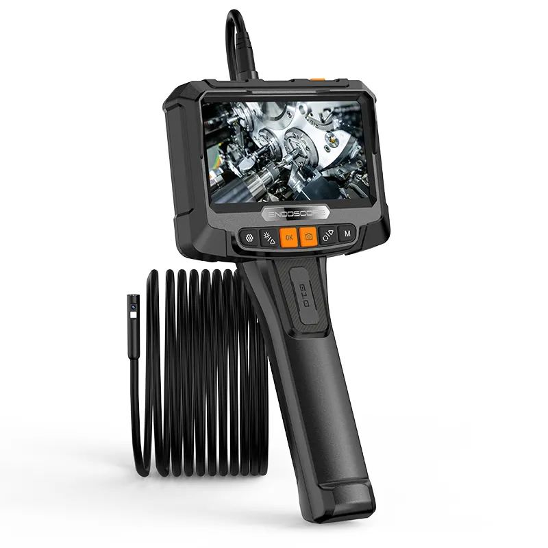G10 HD 5 Screen Industrial Endoscope Camera HD1080P Pipe Sewer Inspection Borescope Waterproof IP67 LED 4400mAh ANSESOK