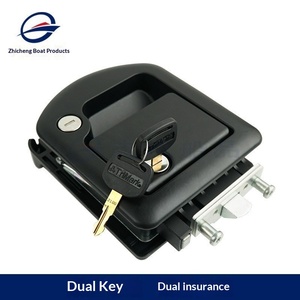 Serrure de <span class=keywords><strong>porte</strong></span> de <span class=keywords><strong>camping</strong></span>-<span class=keywords><strong>car</strong></span> de luxe léger en alliage de zinc, mécanique, pour panneau traversant intérieur/extérieur, vente en gros d'usine - Product Image 2