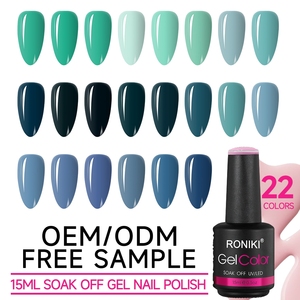 Smalto Gel per Unghie RONIKI, Gel UV Naturale a Lunga Durata, Basso Odore, Alta Lucentezza per Amanti del Nail Art - Product Image 1