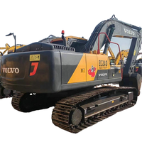 24Ton Excavator Bekas Volvo EC240 EC240D Tiga Mode Tenaga Hemat Energi Untuk Operasi Konstruksi Jangka Panjang