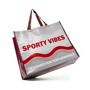 Luxury Foldable Eco Grocery Non-Woven Recycled Reusable Shopping Laminated Pp Non Woven Shop Rpet Bag Custom Promotional <b>Gifts</b> - Product Image 1