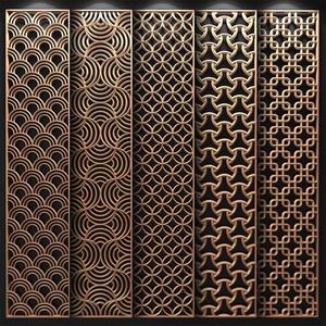 Pantalla de metal divisora de habitación móvil para pared de partición de restaurante de sala de exposición - Product Image 4