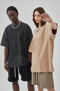 Camiseta vintage informal para uso diario, lavada al ácido, ligera, de algodón suave, camisetas al por mayor, camisetas de tela transpirable para hombre - Product Image 6