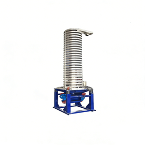 Stainless Steel Dual Motor <b>Spiral</b> Vertical Vibrating Elevator New Restaurant Food Shop Adjustable Speed Durable Batch Conveyor - Product Image 5