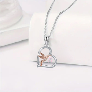 Женское ожерелье с розовой лентой - Product Image 2