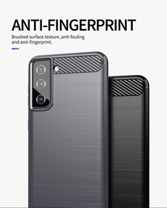Eleganti Accessori <span class=keywords><strong>per</strong></span> Cellulari, Custodia in Silicone Opaca di Lusso con Effetto Fibra di Carbonio <span class=keywords><strong>per</strong></span> <span class=keywords><strong>Samsung</strong></span> Galaxy S21 S22 S23 S24 S25 S26 - Product Image 5
