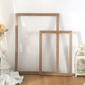 Massief houten fotolijst, wandmontage, A4, originele houtkleur, fotolijst voor canvas schilderijen en decoratieve schilderijen. - Product Image 6