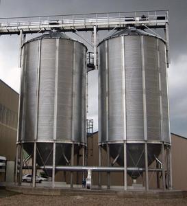 Personnalisé <span class=keywords><strong>Silo</strong></span> À <span class=keywords><strong>Granulés</strong></span> De <span class=keywords><strong>Bois</strong></span> avec Vis sans fin - Product Image 2