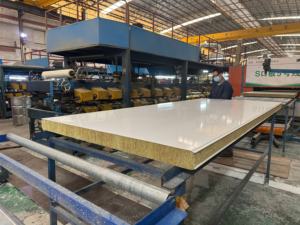 Panneau sandwich de type S léger, ignifuge, <span class=keywords><strong>hydrofuge</strong></span>, résistant à l'humidité, isolant thermique et acoustique, pour cloisons intérieures - Product Image 6