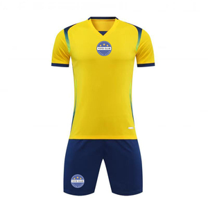 Set di <span class=keywords><strong>Maglie</strong></span> <span class=keywords><strong>da</strong></span> <span class=keywords><strong>Calcio</strong></span> <span class=keywords><strong>Nere</strong></span> all'Ingrosso, 100% Poliestere Traspirante ad Asciugatura Rapida, Manica Corta, Pantaloncini Neri, Unisex, Design Personalizzabile - Product Image 5