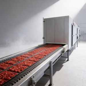 Línea de Congelación Continua Automática Industrial, Máquina de Congelación Rápida, Equipo de Congelación en Túnel para Procesamiento de Alimentos - Product Image 5