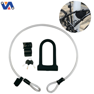 Nouveau Verrou de Sécurité en Forme de U pour Vélo, 1200mm*12mm, Entrepôt UE, Verrou de <span class=keywords><strong>Roue</strong></span> de Vélo <span class=keywords><strong>Pas</strong></span> <span class=keywords><strong>Cher</strong></span>, Antivol pour Vélo avec Câble - Product Image 4