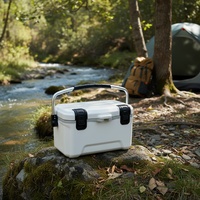 Glacière isotherme en plastique rigide de qualité supérieure de 32 L pour le camping, la chasse et le stockage d'aliments en plein air