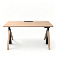 Bureau de jeu électrique réglable en hauteur, table de travail assis-debout avec cadre à double moteur, ergonomique, pour maison intelligente