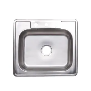 Minwei 25*22*6 pouces: Europe Fournisseur d'articles sanitaires en acier inoxydable Farmhouse Casual Wash Hand White Kitchen Sink"