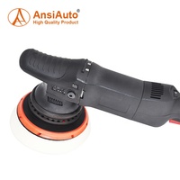 Polisseuse de voiture professionnelle ANSITOOL 900W à double action - Polisseuse orbitale de 21 mm, 6 vitesses réglables, électrique, garantie 3 ans pour voiture
