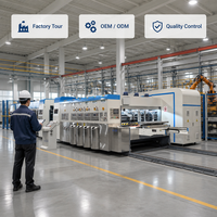 Machine de découpe et d'impression flexographique rotative à grande vitesse pour carton ondulé, à économie d'énergie, pour usine de boîtes en carton