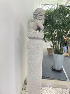 เสารูปปั้นสิงโตพระพุทธรูปกลางแจ้งดีไซน์ทันสมัยรับประกัน<span class=keywords><strong>1</strong></span>ปีทำจากหินแกรนิตที่ทนทาน - Product Image 4