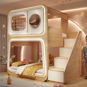 Letto Guardrail per bambini con Capsule spaziali, letto a castello creativo di <span class=keywords><strong>piccole</strong></span> <span class=keywords><strong>dimensioni</strong></span> - Product Image 1