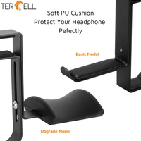 Support pour casque et oreillettes à Clip réglable, support de montage à crochet, pour écouteurs, bureau, Gaming PC