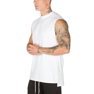 Camiseta Deportiva de Verano para Hombre, sin Mangas, con Logotipo Personalizado, 100% Algodón, Cuello Redondo, al por Mayor - Product Image 2