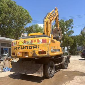 รถขุดไฮดรอลิก Hyundai R210W-7 มือสองคุณภาพสูง สีเดิมจากโรงงาน พร้อมใช้งานในสถานที่ - Product Image 3