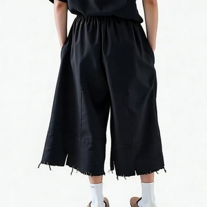 पुरुषों की कैजुअल पैंट मध्य कमर ढीली चौड़ी पैर का हर्म फ्लैट हिप हॉप ढीले चौड़ा पैर हरम पैंट - Product Image 3