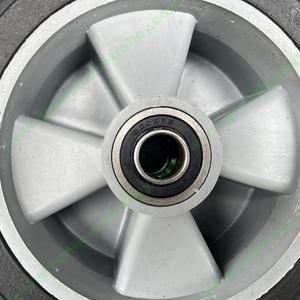 Roues <span class=keywords><strong>à</strong></span> roulettes en caoutchouc massif de 10 pouces en gros, roues et pneus en caoutchouc massif de 10''x2.75'' pour chariots <span class=keywords><strong>à</strong></span> main - Product Image 6