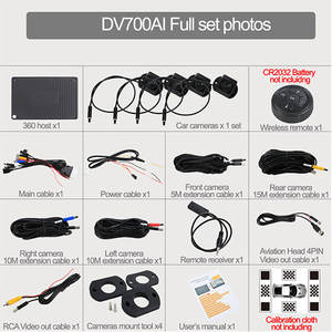 Convient pour <span class=keywords><strong>Airstream</strong></span> Flying Cloud Interstate Classic Motorhome RV 3D 1080P New AI Around View Campervan 360 Camera System - Product Image 6