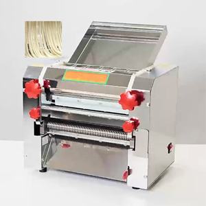 Máquina eléctrica para hacer pasta, máquina automática de fideos de acero inoxidable con cuchillo redondo para hacer espaguetis italianos y lasaña - Product Image 6