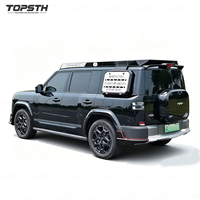 Pour BYD Leopard Ti7 2025-2026 : Kit complet d'accessoires de carrosserie ABS noir pour l'amélioration des garnitures extérieures, pare-chocs avant, capot et jupes latérales