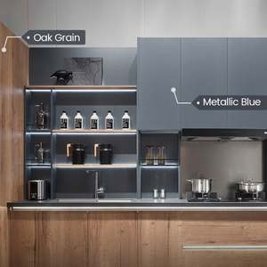 Los gabinetes de cocina de alta calidad de estilo moderno Proporcionan personalización de diseño gratuito de muebles para el hogar - Product Image 2