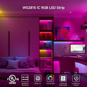 ไฟ LED แถบแสง 5050 RGBW 4 in 1 แรงดันต่ำ 12V 24V แบบติดเองได้ สำหรับตกแต่งบาร์ ร้านคาราโอเกะ และสถานบันเทิง - Product Image 6