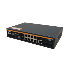 สวิตช์อีเธอร์เน็ต TiNCAM <span class=keywords><strong>8</strong></span> พอร์ต สมาร์ท กิกะบิต AI รองรับ 10/100/1000M VLAN ควบคุมผ่านเว็บ รองรับกล้องวงจรปิด IP และ NVR - Product Image 6