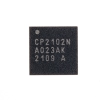 CP2102N-A02-GQFN24R USB-zu-UART-Bridge 3Mbaud USB 2.0 Full Speed QFN24 für eingebettete serielle Schnittstelle
