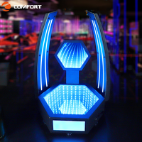 Gaufrier led en acrylique, pièces, fabrication chinoise, vente en gros, porte-bouteille, en acrylique