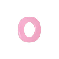 Perles acryliques faites à la main à grand trou, 26 lettres anglaises, pour DIY transfrontalier, vente en gros, pour chaînes de téléphone portable, pendentifs de sac et perles en vrac