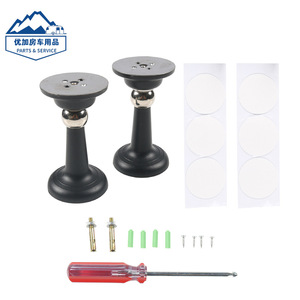 Door Stop <b>Rubber</b> <b>Floor</b> Mount 94mm Height Bathroom Use Easy Installation Minimalist Design - Product Image 4