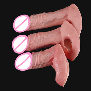 Funda de Pene Realista de Silicona para Mujer, Juguete Sexual, Retardante, Alargador, Masturbador, Mejora, Suave, Impermeable IPX5, Venta al por Mayor - Product Image 4