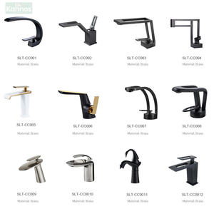 Grifo de Lavabo en Cascada de Latón, Monomando, con Desagüe Emergente, Accesorio de Ducha, Agua Fría y Caliente para Baño, Salón de Belleza, Peluquería - Product Image 6