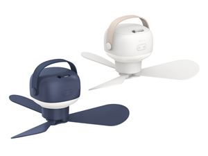 새로운 디자인 LED 휴대용 야외 캠핑 천장 팬 USB 충전식 전원 배터리 가정용 천장 팬 라이트 - Product Image 3