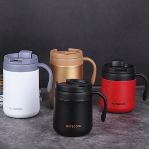 Mug à café en acier inoxydable de 350 ml avec poignée, conservation de la chaleur, revêtement par électrolyse, <span class=keywords><strong>isolation</strong></span> sous vide pendant plus de 12 heures - Product Image 2