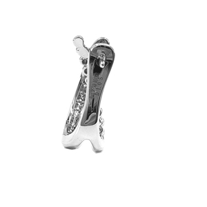 Boucles d'oreilles clous torsadées KOK personnalisées, tendance, 5,31 grammes, en or blanc massif 18 carats plaqué or, avec diamants véritables, pour mariage et cadeau de fête - Product Image 3