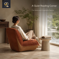 Fauteuil inclinable individuel en tissu, luxueux et moderne, avec coussin moelleux, design confortable, pour salon, chaise de détente