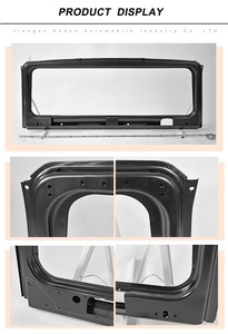 Land Cruiser0Chrome cadre de pare-brise de voiture fermé pour FJ40 FJ45 FJ47 HJ45 HJ47 BJ40 BJ42 FJ43 <span class=keywords><strong>BJ43</strong></span> - Product Image 2