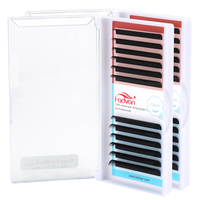 Extensions de cils classiques professionnelles, longues et naturelles, en fibre PBT coréenne, faites à la main, 0.07 0.05, plateaux de cils volume Easy Fan