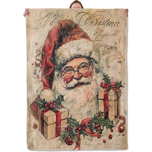 Christmas Santa Reindeer Snowman Flannel <b>Blanket</b> Throw <b>Blanket</b> Nap <b>Blanket</b> Xmas Gift Holiday Decor Fade Resistant Lightweight - Product Image 5